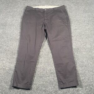 Spoke Mens 38x27 Chino Tapered Leg Casual Pants Faded Gray Bespoke Sharps